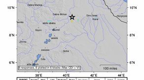 Sismo de 5.5 en el norte de Etiopía activa volcán en erupción