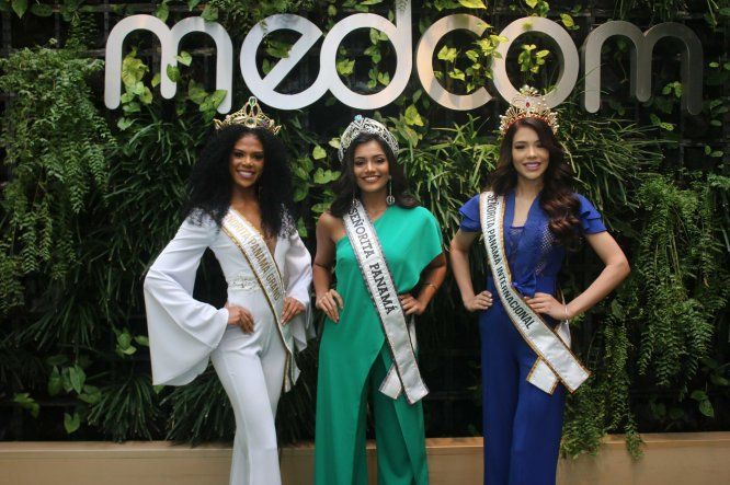 Nuevas Reinas de Belleza Visitan Medcom