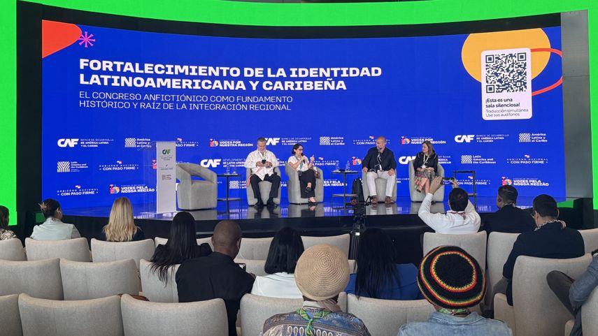 En su intervención, la Dra. Marixa Lasso abordó el legado del Congreso Anfictiónico. En su intervención, la Dra. Marixa Lasso abordó el legado del Congreso Anfictiónico.
