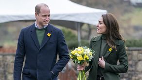 El príncipe Guillermo y su esposa Catalina.