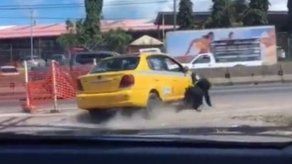 Decretan detención provisional a taxista que atropelló a policía de tránsito