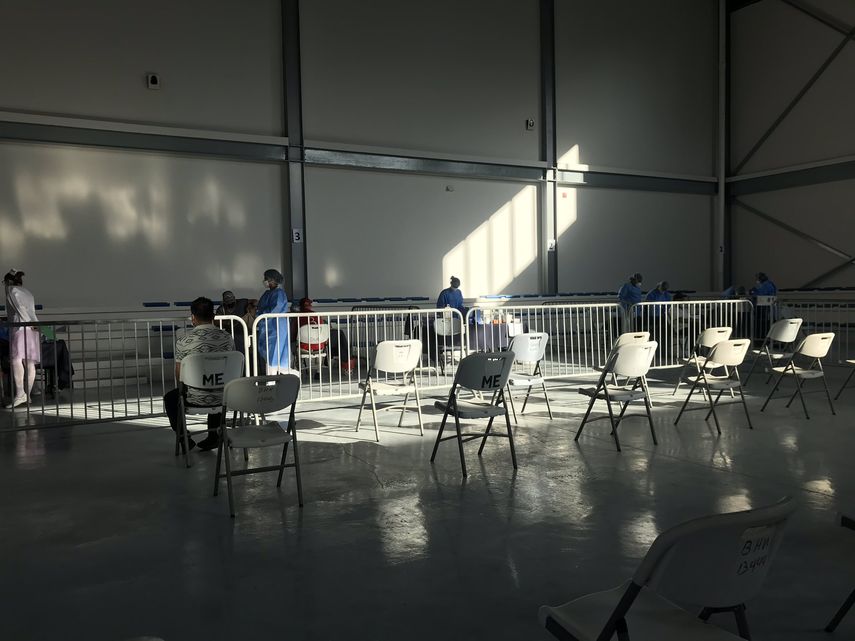 El incidente al que se refiere el Minsa tuvo lugar en  el Centro de Vacunación