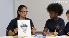 Niños se preparan para la visita del papa a Nueva York Niños se preparan para la visita del papa a Nueva York