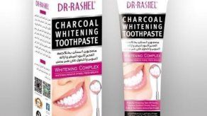 Piden a la población no comprar el blanqueador dental Dr. Rashel Charcoal Whitening Toothpaste
