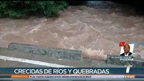 Crecidas de ríos en la Comarca Ngäbe-Buglé ponen en riesgo a docentes y moradores