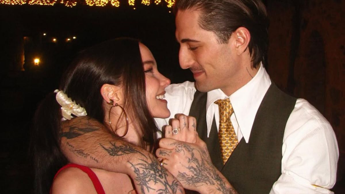 Dove Cameron y Damiano David anunciaron su compromiso en Instagram. Dove Cameron y Damiano David anunciaron su compromiso en Instagram.