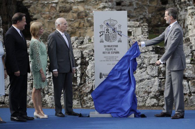 Rey Felipe VI visita Panamá Viejo