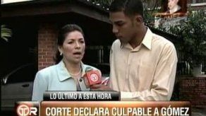 Gómez: Mi reivindicación será proporcional a la condena