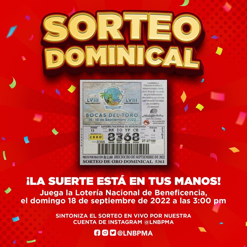 Lotería de Panamá: Horario y como ver el sorteo del domingo 18 de septiembre
