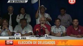 Dirigentes del PRD califican de exitoso evento electoral