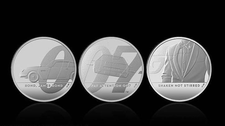 Una moneda de 8.000 euros y 7kg conmemorará la 25ª película de James Bond