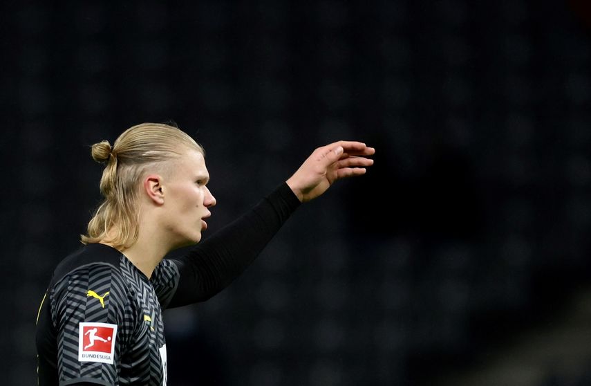 Erling Haaland jugador del Borussia Dortmund.