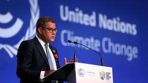 El presidente de la COP26, Alok Sharma.