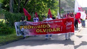 Frenadeso marcha en Clayton por 26 años de la invasión a Panamá