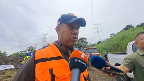 Director del SINAPROC, Omar Smith, reporta incidentes causados por las lluvias.