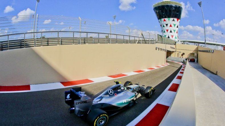 Nico Rosberg fue el más rápido en los segundos ensayos de Abu Dabi