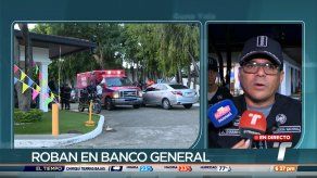 Al menos cuatro asaltantes participaron en robo a Banco General de la 12 de Octubre Al menos cuatro asaltantes participaron en robo a Banco General de la 12 de Octubre