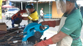 jornada de Armas por comida, medicinas y electrodomésticos.