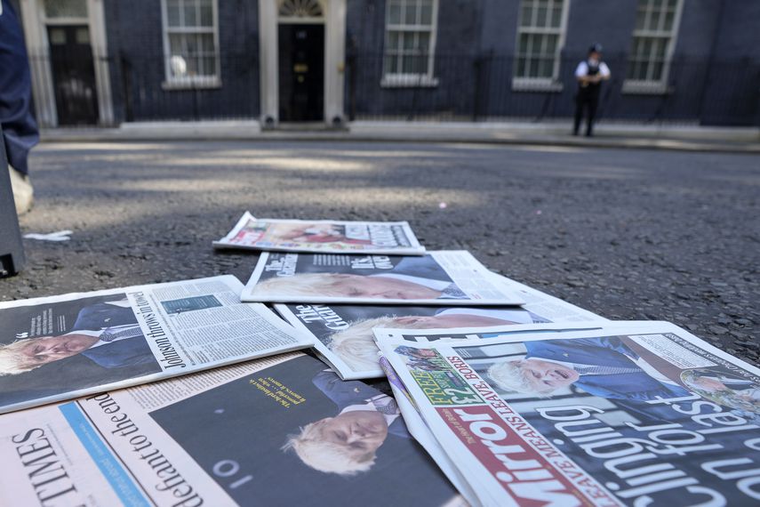 Boris Johnson ha prometido no tomar ninguna decisión política importante en el tiempo que le queda.