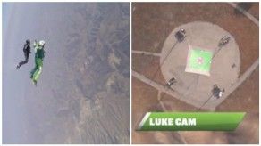 Luke Aikins, primera persona en saltar de un avíon y caer en una red sin paracaídas