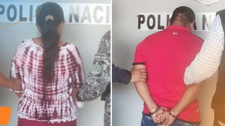 Aprehenden a pareja por delitos contra la libertad e integridad sexual en perjuicio de su propia hija.