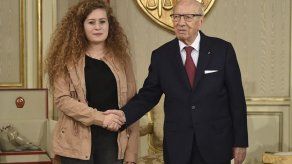 Desafiante joven palestina