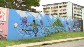 Pintan murales para celebrar los 500 años de la Ciudad de Panamá