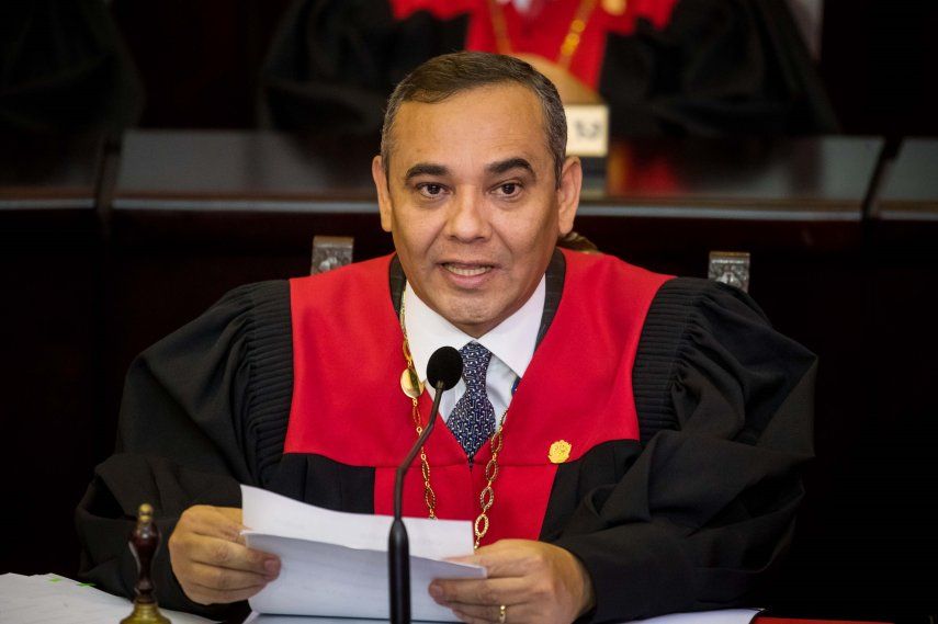 El presidente del Tribunal Supremo de Justicia (TSJ)