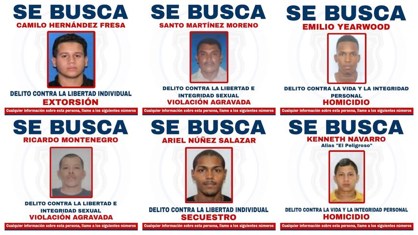 Los más buscado por la Policía Nacional ¿Reconoces alguno?