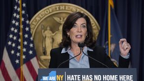 La gobernadora de Nueva York, la demócrata Kathy Hochul.