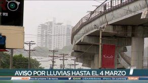 Emiten aviso de prevención por lluvias hasta el viernes
