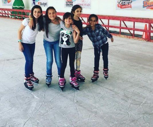 Pista de patinaje sobre hielo en la Cinta Costera