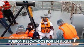 Naufragio en alta mar