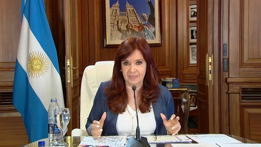 La vicepresidenta argentina