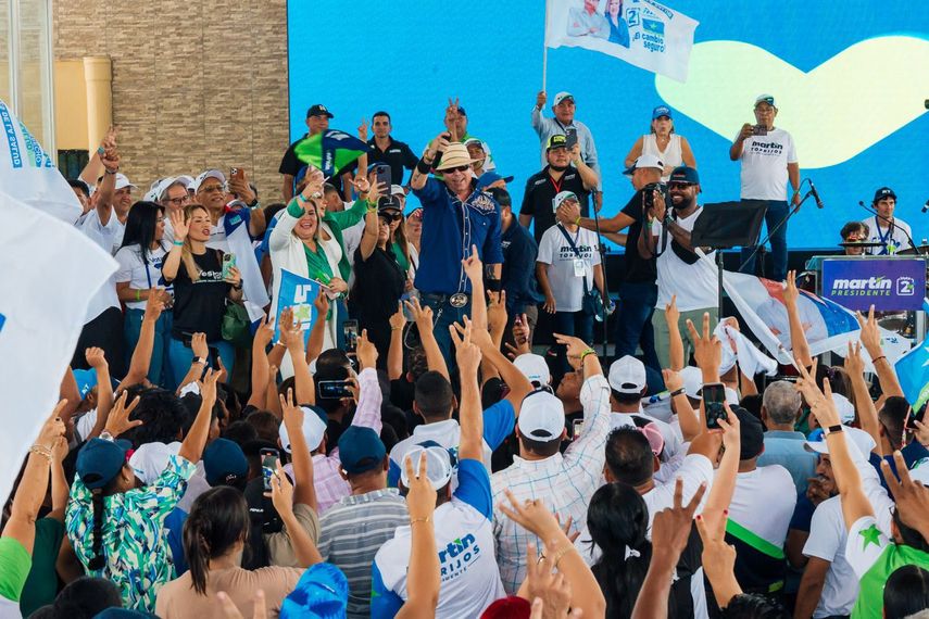 Cierre de campañas en Chiriquí por Martín Torrijos