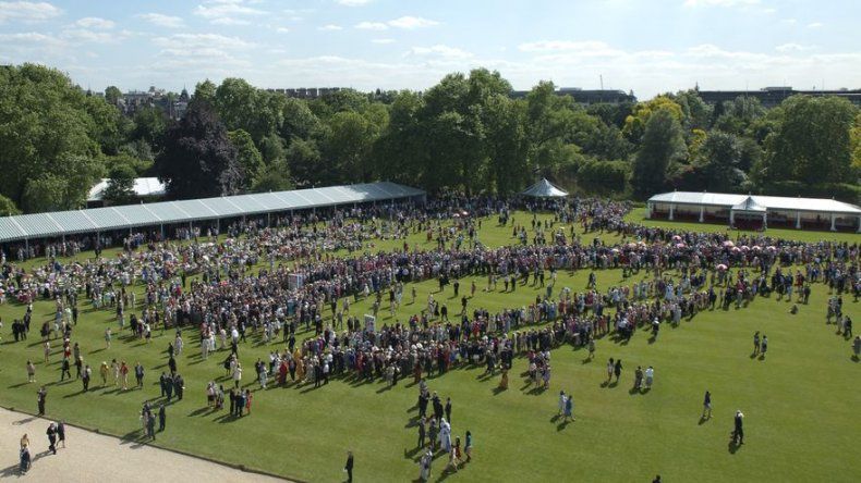 Champiñones alucinógenos en Buckingham Palace