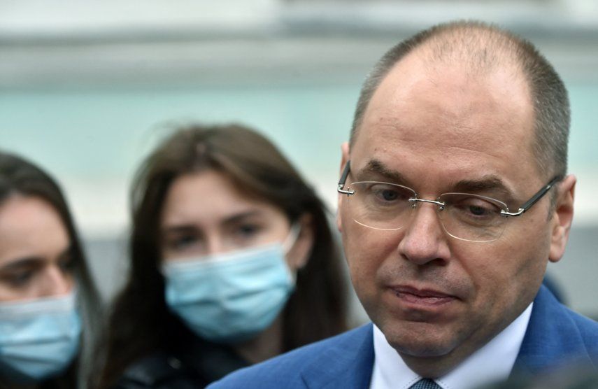 El ministro de salud Maksym Stepanov.