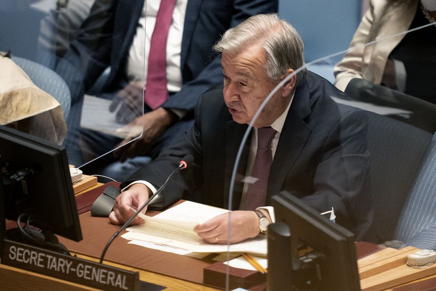 El secretario general de la ONU