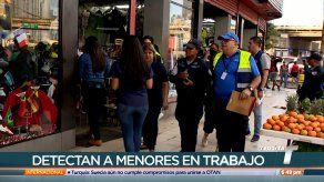 Autoridades realizan operativos contra el trabajo infantil en la avenida Central