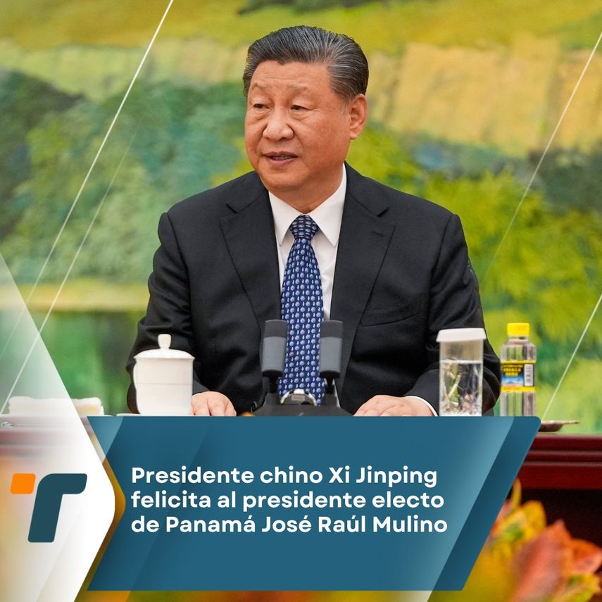 El presidente Xi Jinping envía sus felicitaciones al presidente electo José Raúl Mulino&nbsp;
