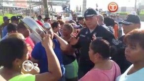 Moradores de Villa Daniela protestan en la Vía Panamericana