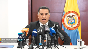 Ministro encargado de Justicia de Colombia, Andrés Idárraga.