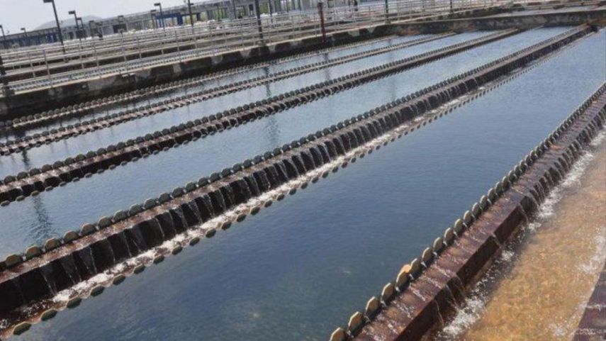 La planta potabilizadora de Mendoza.