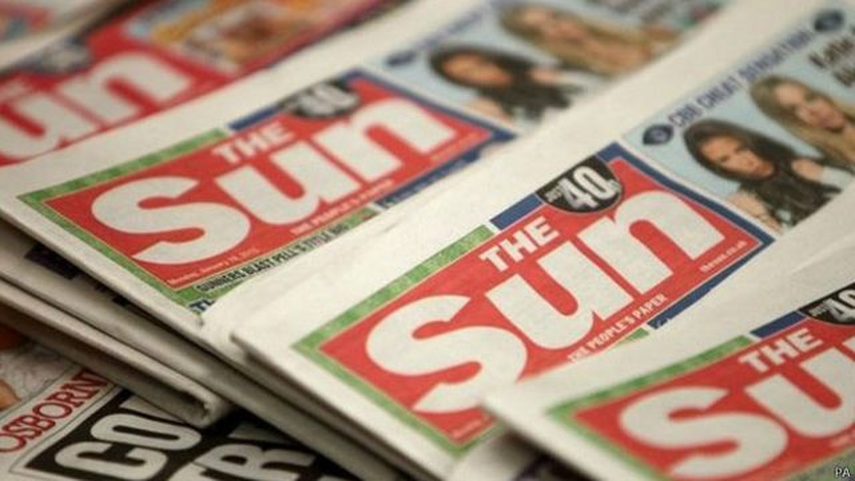 Diario sensacionalista The Sun Diario sensacionalista The Sun