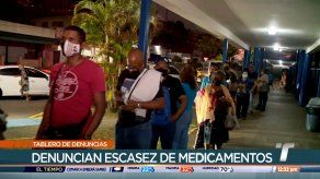 Largas filas para sacar medicamentos y citas en la policlínica Dr. Santiago Barraza