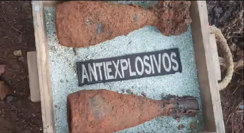 Encuentran en La Chorrera granadas en el patio de una casa&nbsp;