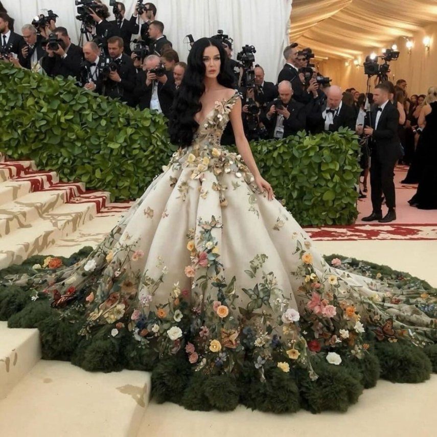 ¡Increíble! Katy Perry, una de las mejores vestidas de la Met Gala 2024