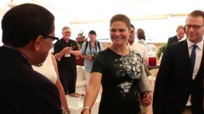 Príncipes de Suecia inician en Cartagena una visita a Colombia