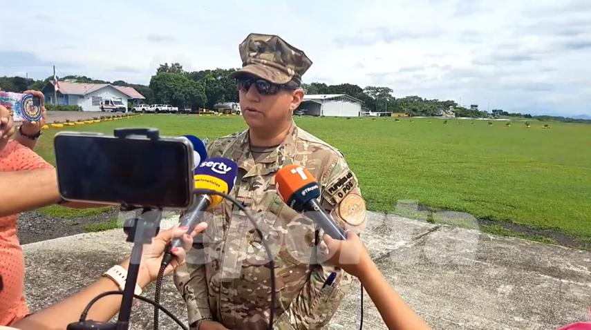 El mayor Jorge Martínez del SENAN