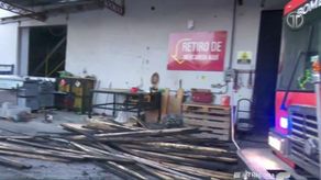 Incendio en Río Abajo.